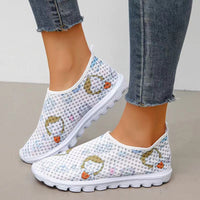Large Size Mesh Casual Flat Shoes