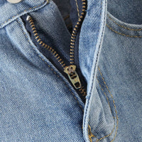 Double Waist Cut-out Raw Edge Thin Casual Shorts