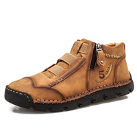 Leather Shoes New Casual Single Shoes Low Cut Round Toe Fashion Trend British Style