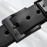 New Belt Male Pu Pin Buckle Trend Alloy Adjustable