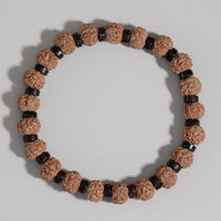 Amazon New Product European And American Style Agate Beaded Bracelet Volcanic Stone Prayer Bracelet