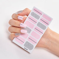 Trendy Nail Polish Film Nail Sticker Waterproof Letter Nail Sticker Full Sticker
