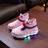 Girls' Flashing Shoes With Lights Flashing Casual Shoes