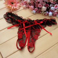 Crotch Transparent Underwear Temptation Feminine One-size Panties Cute Lace Thong Live Action