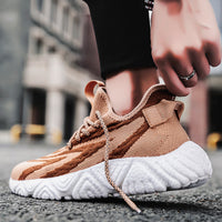 Youth Trendy Shoes Breathable Fly Woven Sports Men's Shoes