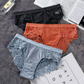 3-Piece Set Of Cotton Lace Ladies Underwear