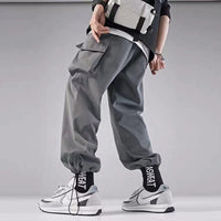 Fashionable And Simple Men's Casual Loose-fitting Trousers