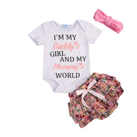 Floral Shorts Butt Romper Three-piece Suit