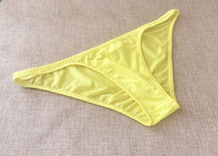 Japanese TM Low-Rise Sexy Ladies Triangle Translucent Panties, Ultra-Thin Breathable Tight-Fitting Lycra Stretch Panties