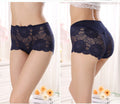 Mid-waist Lace Panties Feminine Transparent Large Size Women's High-waisted Abdomen Seamless Briefs