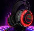 Computer Mobile Phone Headset With Wheat Band Adjustment Game Wired Headset