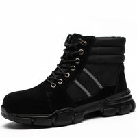 Oxford Cloth Anti-Smashing And High-Top Safety Shoes