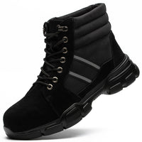 Oxford Cloth Anti-Smashing And High-Top Safety Shoes