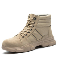 Oxford Cloth Anti-Smashing And High-Top Safety Shoes