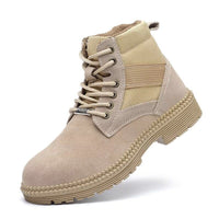 Oxford Cloth Anti-Smashing And High-Top Safety Shoes