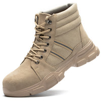 Oxford Cloth Anti-Smashing And High-Top Safety Shoes