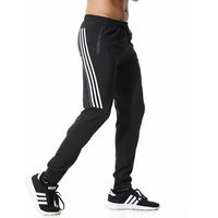 Men's Zipper Pocket Sports Pants, Quick-drying Sportswear