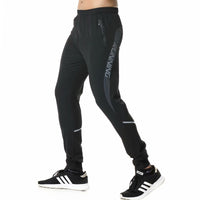 Men's Zipper Pocket Sports Pants, Quick-drying Sportswear