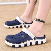 Two Wear Sandals And Slippers Men's Large Size Non-slip Fashion Outer Wear On The Beach