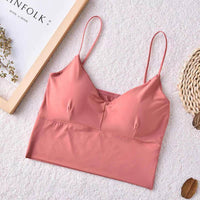 New Style Ice Silk Camisole With Breathable Beauty Back