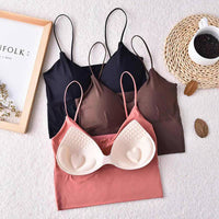New Style Ice Silk Camisole With Breathable Beauty Back