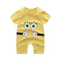 Cotton Newborn Short-sleeved Sports Romper And Romper Jumpsuit