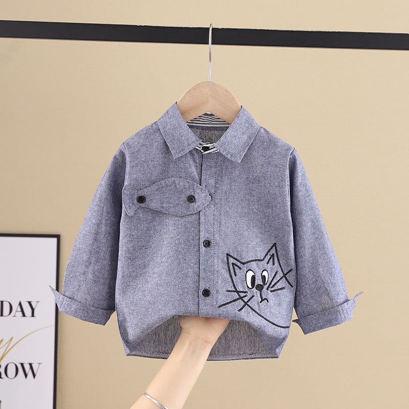 Pure Cotton Thin Children'S Spring And Autumn Children'S Clothing