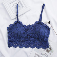 V-Shaped Sexy Lace Beauty Back Wrapped Chest Sun Flower Sling