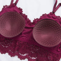 V-Shaped Sexy Lace Beauty Back Wrapped Chest Sun Flower Sling