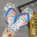 Summer New Style Beach Flip Flops Casual Men's Flip Flops Outer Wear Beach Slippers Sandals