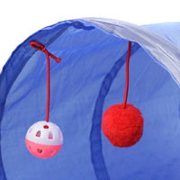 Pet Puzzle Cat Toy Collapsible Cat Tunnel Ringing Paper Cat Passage