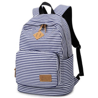 Middle School Student School Bag Navy Wind Casual Female Bag Backpack