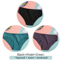 Women Underpants Solid Girls Briefs Sexy Female Lingerie M-XL Comfort Underwear