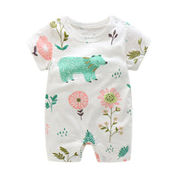 Baby One-piece Short-sleeved Romper Cotton Baby Bag Fart