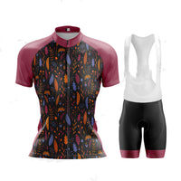 Fashion Ladies Cycling Jersey Women's Sweatshirt Suit Short Sleeve