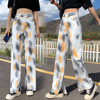 Loose And Thin Straight-leg Mopping Trousers