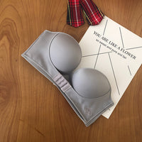 Gathering Small Chest And Supporting One-shoulder Off-shoulder All-match Beautiful Back Underwear