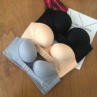 Gathering Small Chest And Supporting One-shoulder Off-shoulder All-match Beautiful Back Underwear