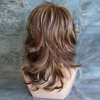 Spot European And American New Style Ladies Mixed Color Long Curly Hair AliExpress New Hot Style Gradient Rose Net