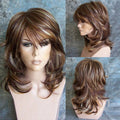 Spot European And American New Style Ladies Mixed Color Long Curly Hair AliExpress New Hot Style Gradient Rose Net