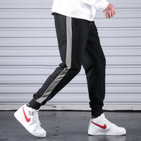 Spring Summer Knit Pants Men's Korean Style Trousers Elastic Men's Sports And Leisure Students