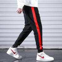 Spring Summer Knit Pants Men's Korean Style Trousers Elastic Men's Sports And Leisure Students