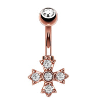 Fashion CZ Zricon Little Bee Belly Button Rings Surgical Steel Sexy Women Navel Piercing Belly Rings Anima Body Piercing Jewelry
