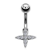 Fashion CZ Zricon Little Bee Belly Button Rings Surgical Steel Sexy Women Navel Piercing Belly Rings Anima Body Piercing Jewelry