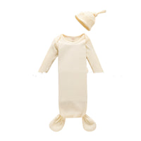 Solid Color Pit Strip Sleeping Bag Long Sleeve