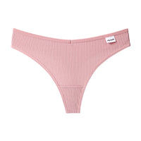 New Japanese Threaded Cotton Underwear Women's Breathable Low-waist  Seamless Cotton Girls Narrow-side Briefs Students