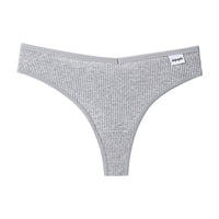 New Japanese Threaded Cotton Underwear Women's Breathable Low-waist  Seamless Cotton Girls Narrow-side Briefs Students