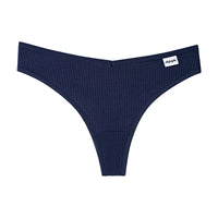 New Japanese Threaded Cotton Underwear Women's Breathable Low-waist  Seamless Cotton Girls Narrow-side Briefs Students