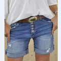 Ladies Denim Shorts Ripped Sexy Denim Shorts