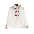 Spring And Summer New Three-Dimensional Embroidered Shirt